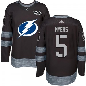 Philippe Myers Tampa Bay Lightning Authentic 1917-2017 100th Anniversary Jersey (Black)