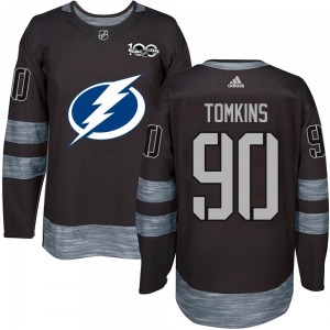 Matt Tomkins Tampa Bay Lightning Authentic 1917-2017 100th Anniversary Jersey (Black)