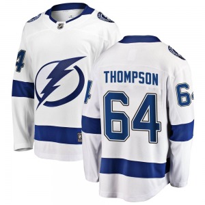 Jack Thompson Tampa Bay Lightning Fanatics Branded Youth Breakaway Away Jersey (White)