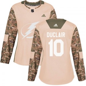 Anthony Duclair Tampa Bay Lightning Adidas Women's Authentic Veterans Day Practice Jersey (Camo)