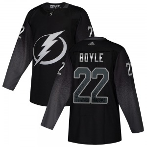 Dan Boyle Tampa Bay Lightning Adidas Authentic Alternate Jersey (Black)