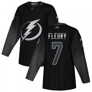 Haydn Fleury Tampa Bay Lightning Adidas Authentic Alternate Jersey (Black)