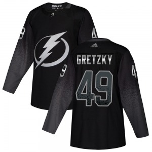 Brent Gretzky Tampa Bay Lightning Adidas Authentic Alternate Jersey (Black)