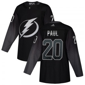 Nicholas Paul Tampa Bay Lightning Adidas Authentic Alternate Jersey (Black)