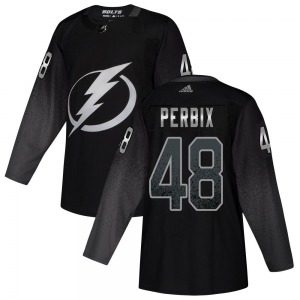 Nick Perbix Tampa Bay Lightning Adidas Authentic Alternate Jersey (Black)