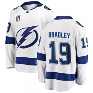 Brian Bradley Tampa Bay Lightning Fanatics Branded Breakaway Away 2022 Stanley Cup Final Jersey (White)