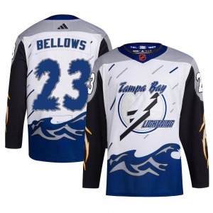 Brian Bellows Tampa Bay Lightning Adidas Authentic Reverse Retro 2.0 Jersey (White)