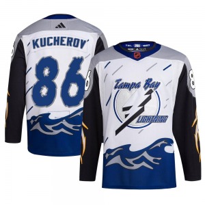 Nikita Kucherov Tampa Bay Lightning Adidas Authentic Reverse Retro 2.0 Jersey (White)