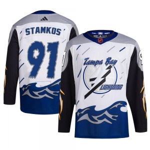 Steven Stamkos Tampa Bay Lightning Adidas Authentic Reverse Retro 2.0 Jersey (White)