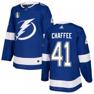 Mitchell Chaffee Tampa Bay Lightning Adidas Youth Authentic Home 2022 Stanley Cup Final Jersey (Blue)