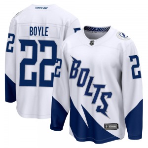 Dan Boyle Tampa Bay Lightning Fanatics Branded Breakaway 2022 Stadium Series Jersey (White)