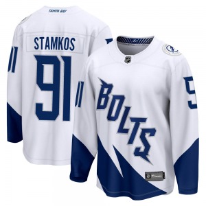 Steven Stamkos Tampa Bay Lightning Fanatics Branded Breakaway 2022 Stadium Series Jersey (White)