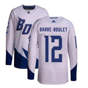Alex Barre-Boulet Tampa Bay Lightning Adidas Youth Authentic 2022 Stadium Series Primegreen Jersey (White)