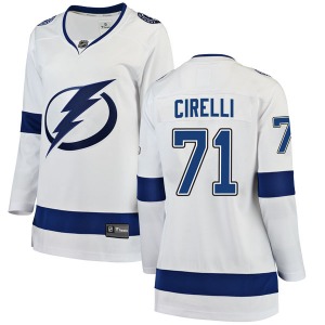 Anthony Cirelli Tampa Bay Lightning Fanatics Branded Women's Breakaway Away Jersey (White)