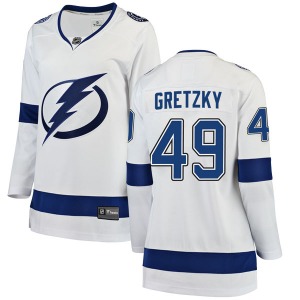 Brent Gretzky Tampa Bay Lightning Fanatics Branded Women's Breakaway Away Jersey (White)