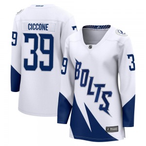 Enrico Ciccone Tampa Bay Lightning Fanatics Branded Women's Breakaway 2022 Stadium Series Jersey (White)