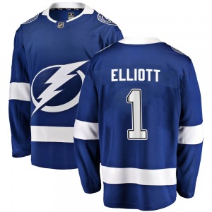 Brian Elliott Tampa Bay Lightning Fanatics Branded Youth Breakaway Home Jersey (Blue)