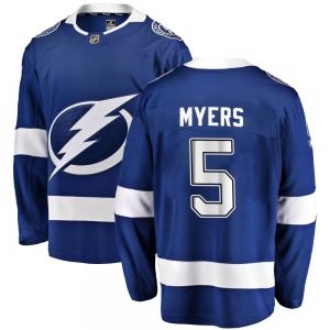 Philippe Myers Tampa Bay Lightning Fanatics Branded Youth Breakaway Home Jersey (Blue)