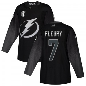 Haydn Fleury Tampa Bay Lightning Adidas Youth Authentic Alternate 2022 Stanley Cup Final Jersey (Black)