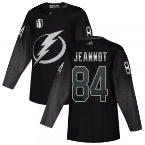 Tanner Jeannot Tampa Bay Lightning Adidas Youth Authentic Alternate 2022 Stanley Cup Final Jersey (Black)