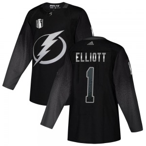 Brian Elliott Tampa Bay Lightning Adidas Authentic Alternate 2022 Stanley Cup Final Jersey (Black)